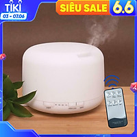 Máy Xông Tinh Dầu Siêu Âm Dung Tích Lớn 500ml Có Điều Khiển Từ Xa