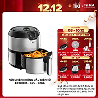 Nồi chiên không dầu Tefal EY201D15 - 4.2L - Vỏ thép không rỉ - Công nghệ luân chuyển khí nóng 3D không cần trở - Hàng chính hãng