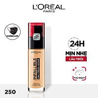 Kem nền 24h mịn nhẹ lâu trôi L'oreal Paris Infallible 24h Fresh Wear Liquid Foundation 30ml