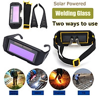 Welding Welders Safety Goggle Glasses Auto Solar Darkening 2 Way Protect Eyes Welding Helmet Eye Protection