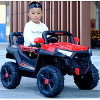 XE Ô TÔ ĐIỆNTRẺ EM ABM 6288 - KIỂU DÁNG ĐỊA HÌNH - 2 ĐỘNG CƠ - Bé tự lái hoặc sử dụng romote