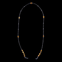 Anti Slip Eyeglass Holder Necklace Eyewear Chain Cord Neck Strap Black