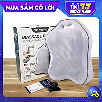Gối massage toàn thân hồng ngoại 16 bi đảo chiều - Gối Mát Xa Cổ, Vai, Lưng giảm đau nhức toàn thân