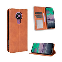 Bao da dành cho Nokia 3.4 Flip Wallet Leather dạng ví đa năng siêu bền siêu êm