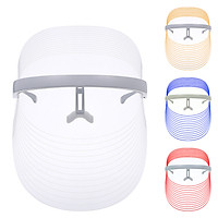 LED Photon Rejuvenation Instrument 3-color Red Orange Blue Facial Care Light Machine Phototherapy Skin Rejuvenation Mask