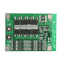3S 11.1V 25A 18650 Li-ion Lithium Battery BMS Protection PCB Board With Balance Function