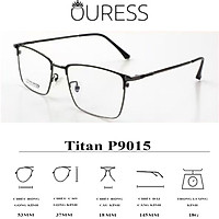GỌNG KÍNH TITAN NAM (Titanium Pors Men) CHẤT LIỆU VƯỢT TRỘI SIÊU NHẸ SIÊU BỀN – HÀNG CHÍNH HÃNG P9015