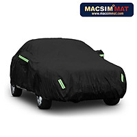 Bạt phủ ô tô thương hiệu MACSIM dành cho Mercedes-Benz A-Class Saloon / B-Class / C-Class - màu đen và màu ghi - bạt phủ trong nhà và ngoài trời