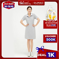 Đầm polo nữ thêu positive dễ thương GUMAC DA1007 đủ size đủ màu