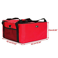 Insulated Thermal Pizza Food Pizza Delivery Bag 42*42*23cm