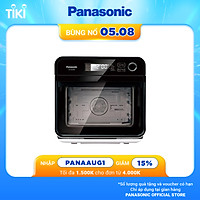 Lò Chiên Nướng Hấp Không Dầu Panasonic NU-SC100WYUE 15 Lít - 16 thực đơn nấu tự động - Kết hợp hấp, nướng và chiên không dầu - Bảo Hành 12 Tháng - Hàng Chính Hãng