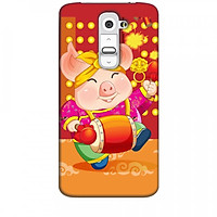 Ốp lưng dành cho điện thoại LG G2 Heo Xuân Đánh Trống