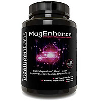 MagEnhance Best Magnesium Supplement, Magnesium-L-Threonate Complex, with Magnesium Glycinate and Taurate | Brain, Heart, Sleep, Memory and Fibromyalgia, 100% Money Back Guarantee! Vitamin Magnesium.