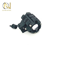 Đèn Trợ Sáng Mini Bi Cầu Cốt Vàng Pha Trắng_ Ánh Sáng Gom (1 HỘP 2 BÓNG) Full Phụ Kiện
