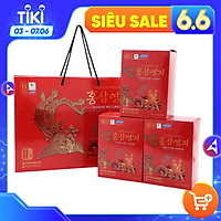 Nước Hồng Sâm Linh Chi Pocheon Hàn Quốc 6 Năm Tuổi (70ml X 30 Gói)