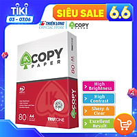 Ream giấy A4 80 gsm IK Copy (500 tờ) - Hàng nhập khẩu Indonesia