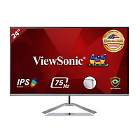Màn Hình VIEWSONIC VX2476-SH FHD/IPS/75Hz - Hàng Chính Hãng
