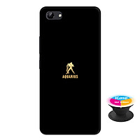 Ốp lưng nhựa dẻo dành cho Vivo Y81 in hình Aquarius - Tặng Popsocket in logo iCase - Hàng Chính Hãng