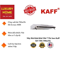 Máy Hút Khói Khử Mùi 7 Tấc Inox Kaff KF-738I (700m3/h) - Hàng Chính Hãng