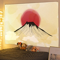Tranh vải treo tường TV30 - NÚI PHÚ SỸ Marytexco décor nhà cửa, phòng ngủ, phòng trọ sinh viên KT 150*130cm TẶNG kèm 4 đinh + 4 kẹp + ĐÈN LED USB 6M