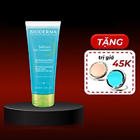 Gel Rửa Mặt Tạo Bọt Không Chứa Xà Phòng Bioderma Sebium Gel Moussant 100ml + Tặng Kèm Gương Hai Mặt Màu Ngẫu Nhiên