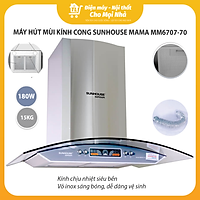 Máy hút mùi kính cong Sunhouse Mama MM6707-70 - Hàng chính hãng