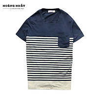 Áo thun nam cổ tròn ngắn tay H&N - A074 vải cotton xuất mềm mịn thấm hút tốt không xù