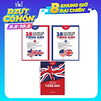 Combo 3 cuốn 25 Chuyên Đề Ngữ Pháp Tiếng Anh Trọng Tâm ( tập 1+2 ) + Cẩm Nang Cấu Trúc Tiếng Anh (Trang Anh)