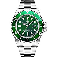 Mens Luxury Watches Ceramic Bezel Luminous Quartz Silver Gold Two Tone Stainless Steel Watch Waterproof