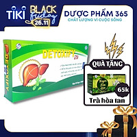 DETOXIFY - Giúp thanh nhiệt, tiêu độc, mát gan, Hỗ trợ làm giảm các triệu chứng : dị ứng, mẩn ngứa, nổi mề đay,mụn nhọt, rôm sảy, nhiệt miệng, nhiệt lưỡi (Hộp 20 ống x 10ml)