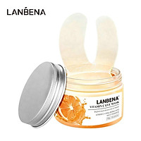 Hộp 50 Mặt Nạ Mắt LANBENA Vitamin C Làm Săn Chắc/Nâng Cơ Làm Sáng Màu Da Loại Bỏ Bọng Mắt/Quầng Thâm