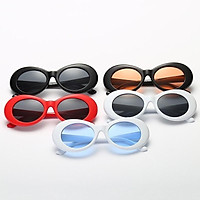 Kính mát gọng oval phong cách thời trang
