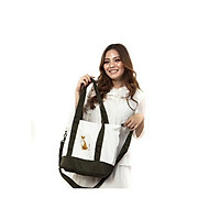 Túi Tote chó mèo 2 in 1 canvas - Midori