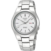 Seiko Men's SNK601 Seiko 5 Automatic Silver Dial Stainless Steel Bracelet Watch