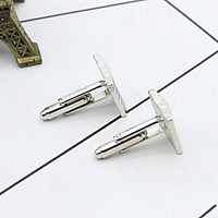 French Style Stripe Cuff Links Men Shirt Cufflinks Shirt Cuff Button