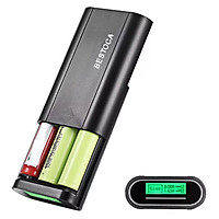 (Chưa Pin) Box Sạc Dự Phòng BESTOCA 3CELL Có Màn Hình LCD Hiển Thị M3 - Hàng Chính Hãng