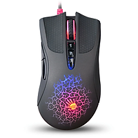 Chuột Chơi Game Có Dây A4tech Bloody A90 6200CPI 8 Nút (Đen) - Hàng Chính Hãng