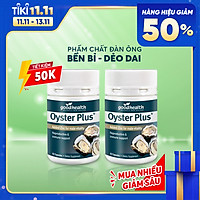 Combo 2 Hộp Tinh Chất Hàu Goodhealth Oyster Plus 60 Viên - Tăng Cường Sinh Lý - Cải Thiện Chất Lượng Tinh Trùng - Hàng Chính Hãng New Zealand