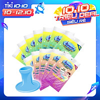 Combo 7 Gói miếng rửa chén linh hoạt iHomeda + 5 Gói miếng chùi nồi iHomeda TẶNG tay cầm tiện dụng