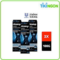 Combo 3 Kem đánh răng dạng GEL Close up Trắng răng Diamond Attraction 100g cho răng trắng ngay sau 1 lần chải