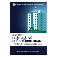 Giáo Trình Pháp Luật Về Chủ Thể Kinh Doanh