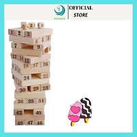 Bộ đồ chơi rút gỗ loại lớn+Tặng kèm quà cho bé- Đồ chơi gỗ thông minh-Bộ rút gỗ thanh lớn