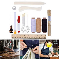 23Pcs Multi-function Bookbinding Starter Tools Set Kit Folder Paper Leathercraft