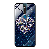 Ốp Lưng Kính Cường Lực cho Oppo F11 Pro - 0420 HEART11 - Hàng Chính Hãng