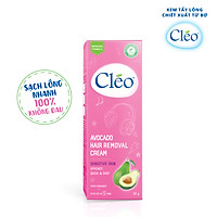 Kem Tẩy Lông Cho Da Nhạy Cảm Cleo Avocado Hair Removal Cream Sensitive Skin (50g)