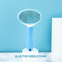 Pet Hair Self-cleaning Steel Needle Comb Pet Hair Removal with Fine Needle Pet Hair Removal Massage Comb Grooming Comb