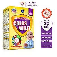 Sữa bột Colosmulti Pedia hộp 22 gói x 16g chuyên biệt giúp bé ăn ngoan