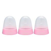 Bộ 3 Núm Ti Nắp Đậy Bình Sữa Unimom UM871180