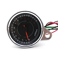 1000 rpm Universal Motorcycle Tachometer Led Screen Dc 12v Meter Gauge 13k Speedometer For Honda Yamaha Suzuki