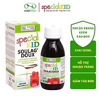 SPECIAL KID SOULAG’DOUX - Siro tiêu hóa tốt - Hỗ trợ nhuận tràng, giúp kích thích tiêu hóa, giảm táo bón - Nhập khẩu Pháp (125ml)